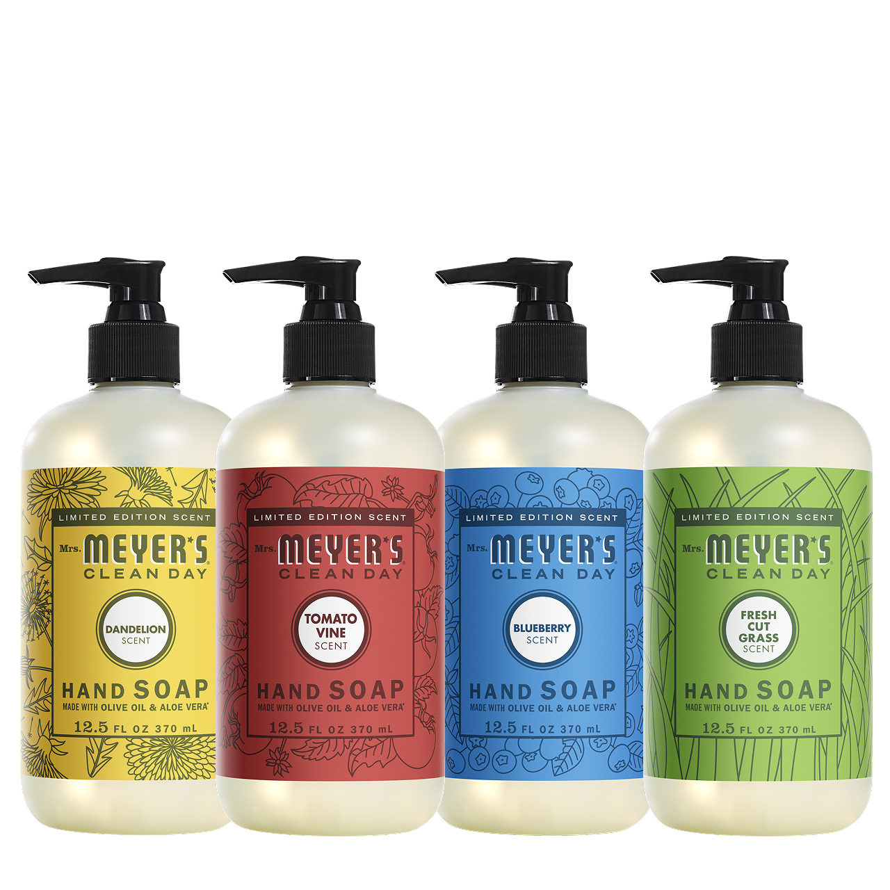 Mrs. Meyers Summer Seasonal Hand Soap Collection - for Convenient Hand Care