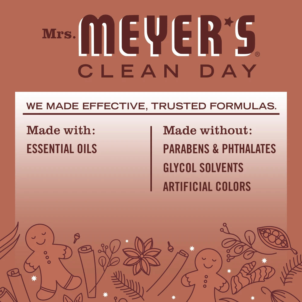 Mrs. Meyers Gingerbread Collection - for Convenient Hand Care