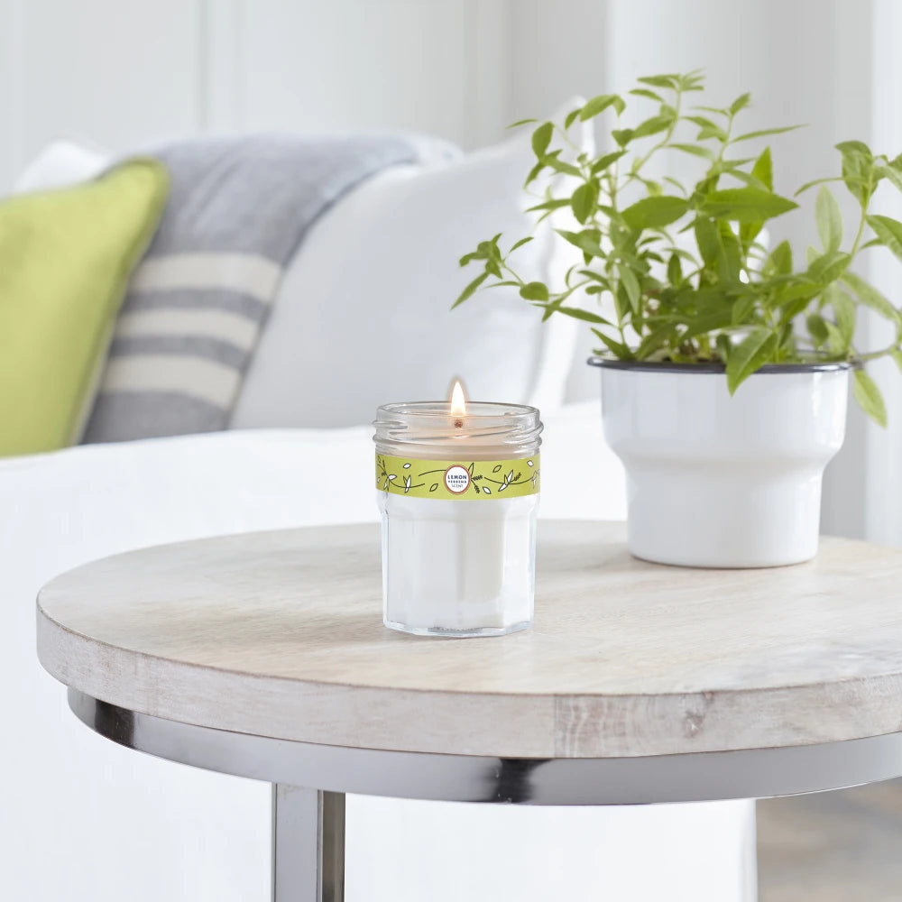 Mrs. Meyers Lemon Verbena Soy Candle Small - for Convenient Home Fragrance