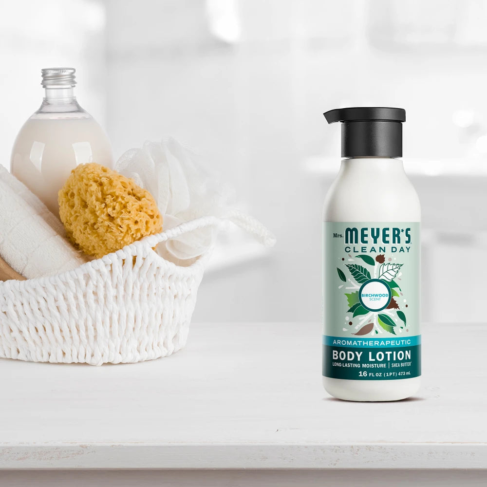Mrs. Meyers Birchwood Body Lotion - for Convenient Body Care