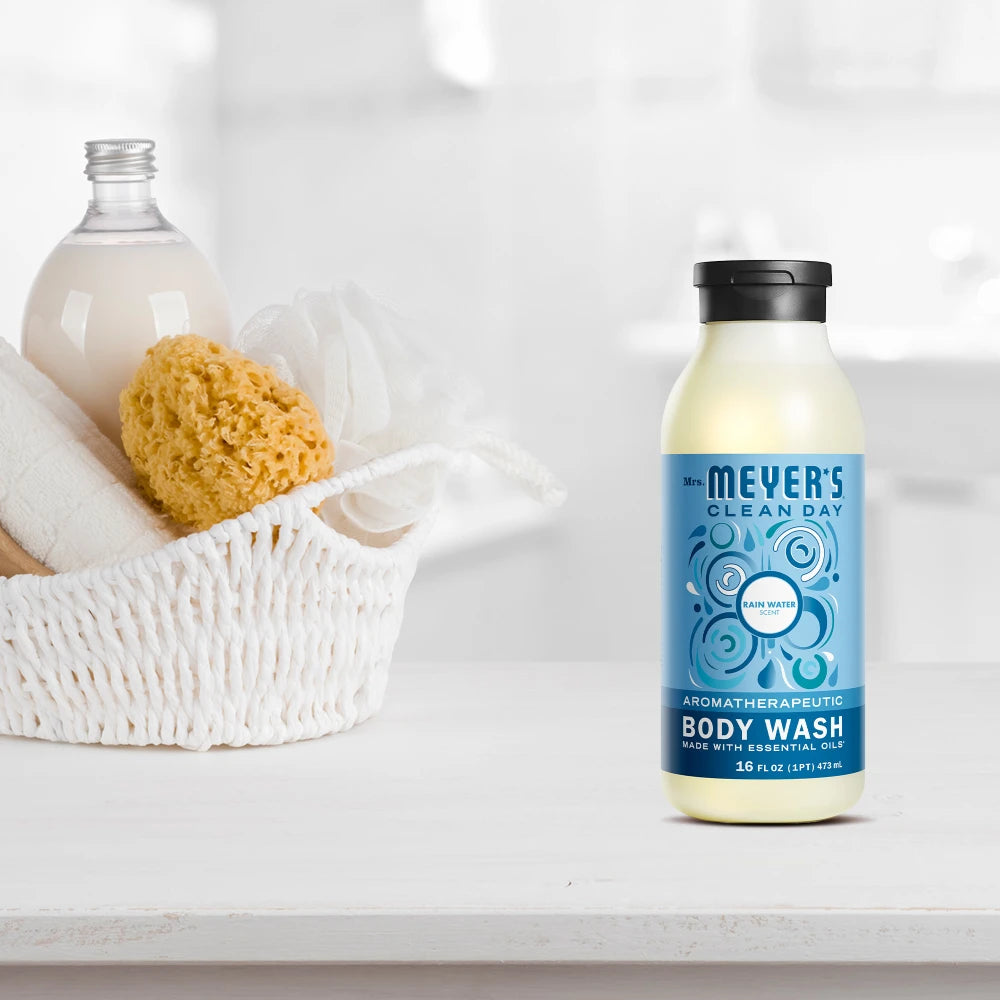 Mrs. Meyers Rain Water Body Wash - for Convenient Body Care