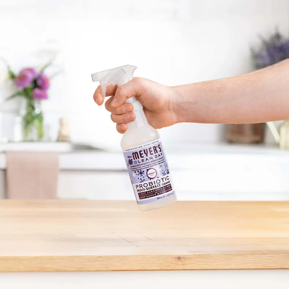 Mrs. Meyers Lavender Probiotic Multi - Surface Cleaner - for Convenient Home Cleaning
