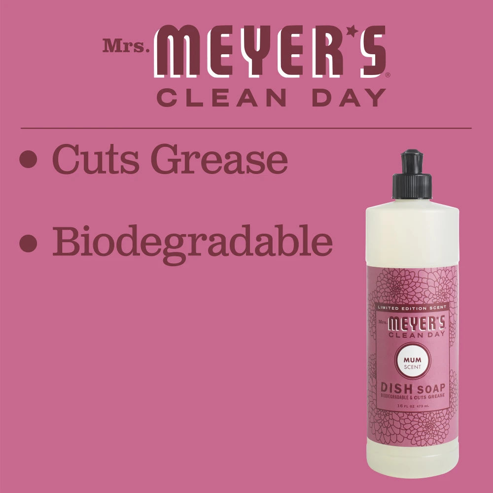 Mum Dish Soap Mrs. Meyers - for Convenient Dishwashing