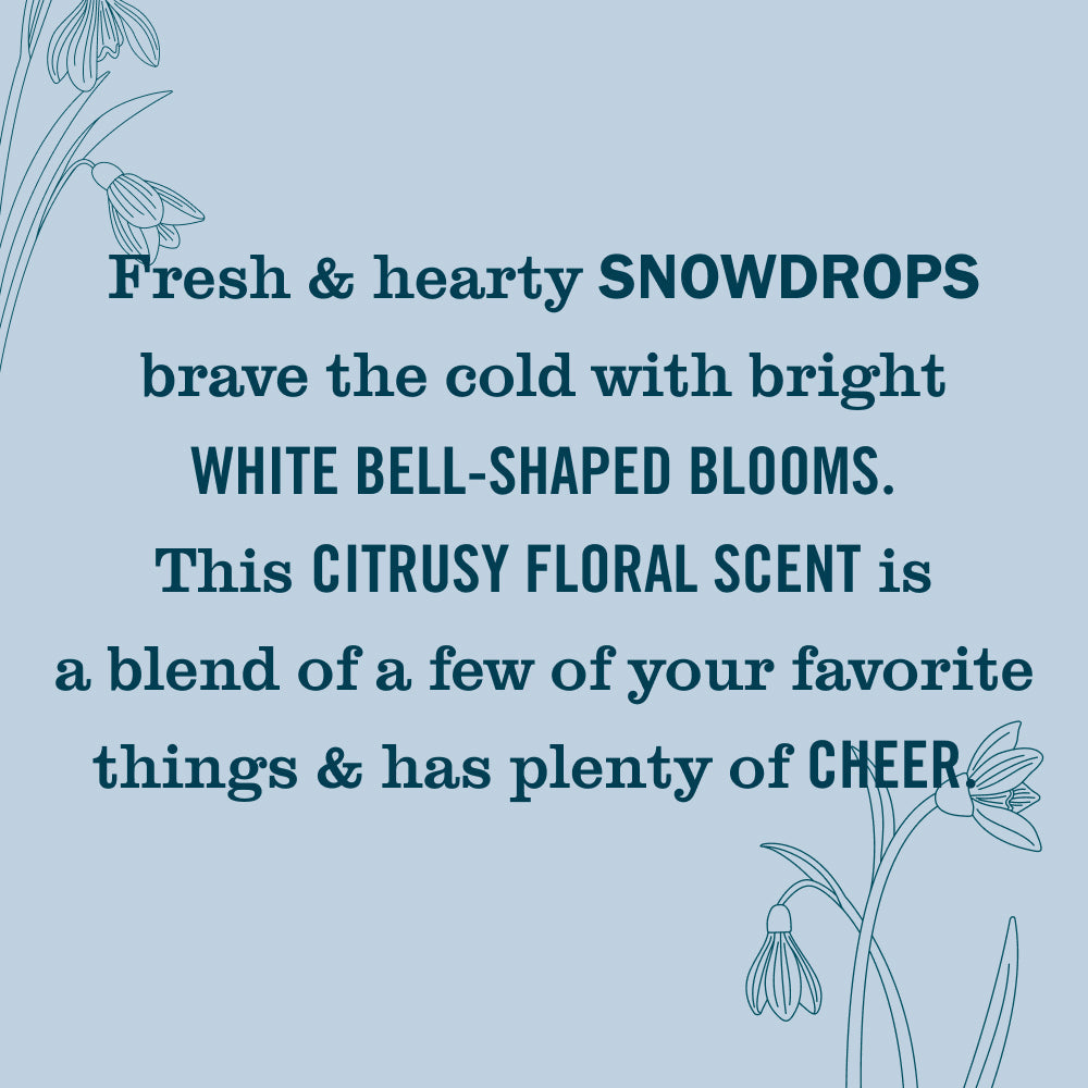 Snowdrop Plug In Scented Oil Warmer With Refill - for Convenient Home Fragrance
