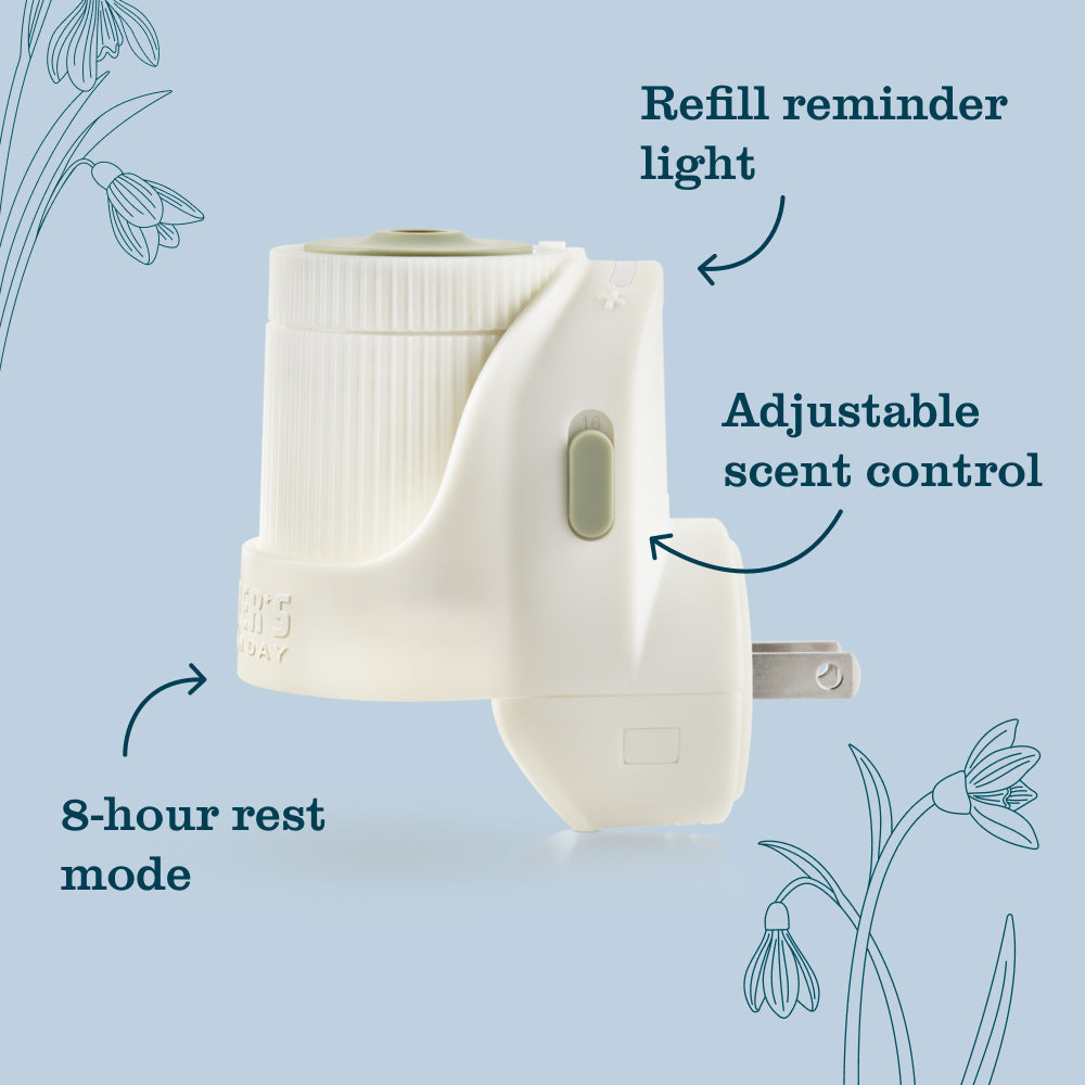 Snowdrop Plug In Scented Oil Refill 2 - Pack - for Convenient Home Fragrance