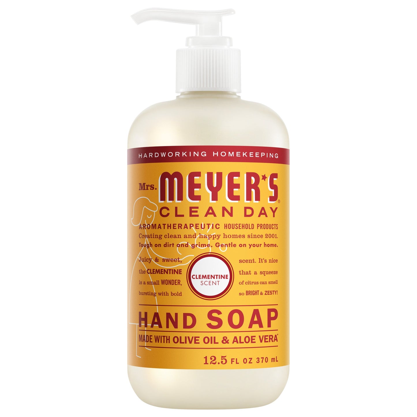 Mrs. Meyers Clementine Liquid Hand Soap - for Convenient Hand Care