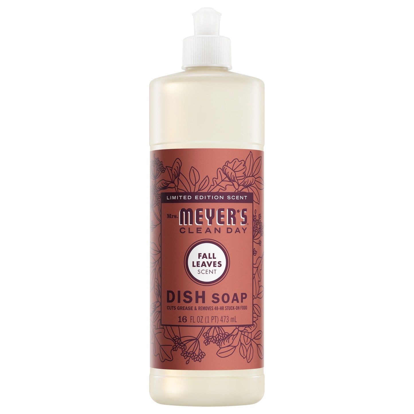 Mrs. Meyers Fall Leaves Dish Soap - for Convenient Dishwashing