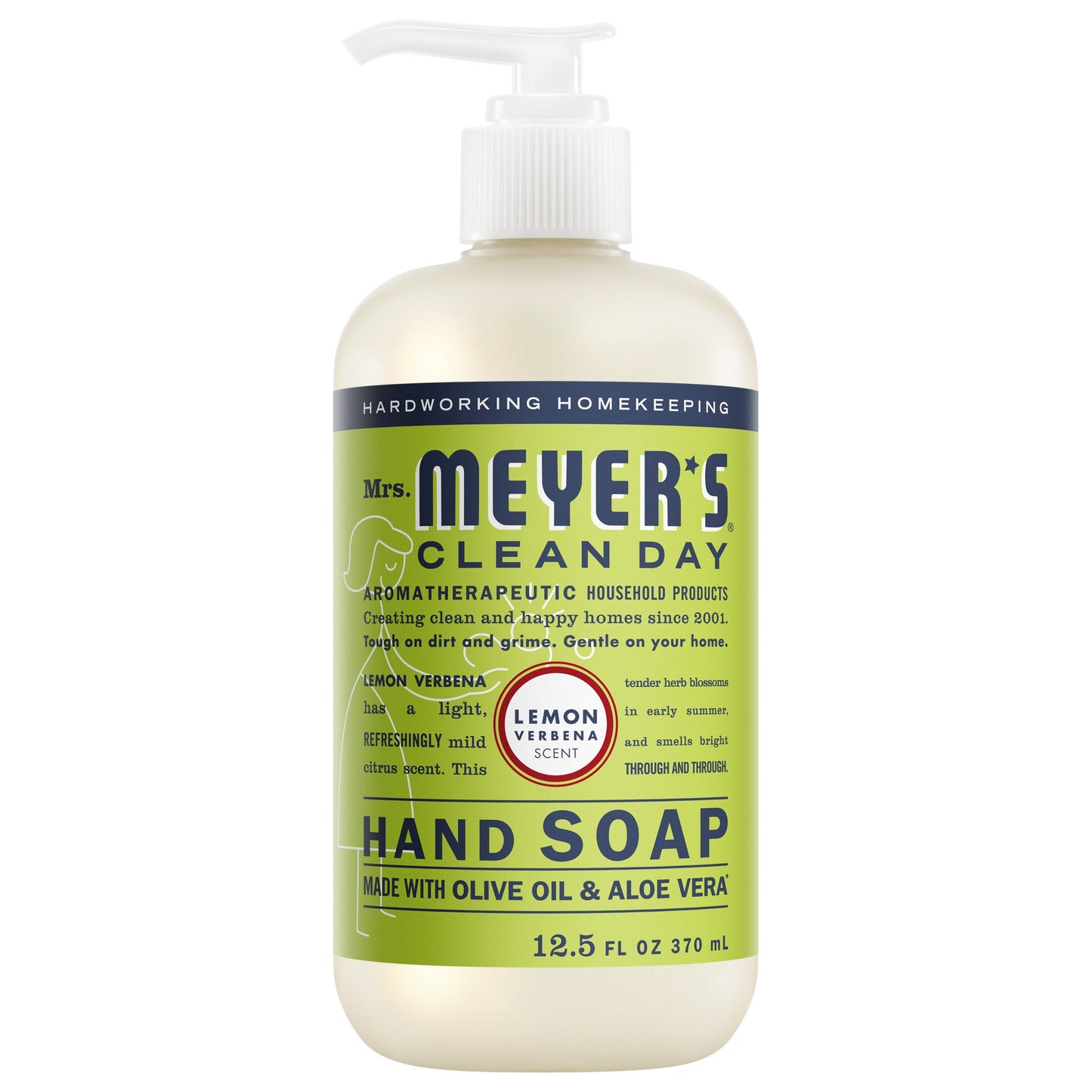 Mrs. Meyers Lemon Verbena Liquid Hand Soap - for Convenient Hand Care