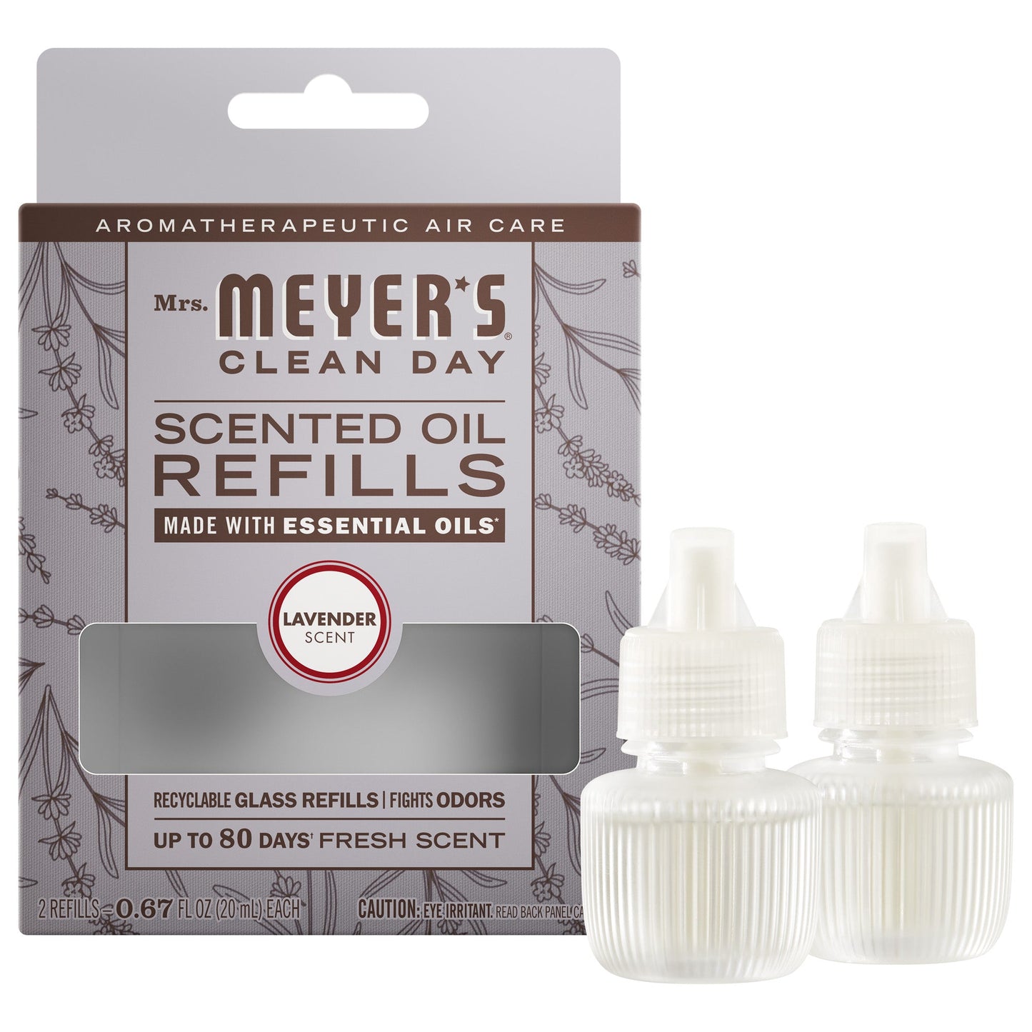 Lavender Plug In Scented Oil Refill 2 - Pack - for Convenient Home Fragrance