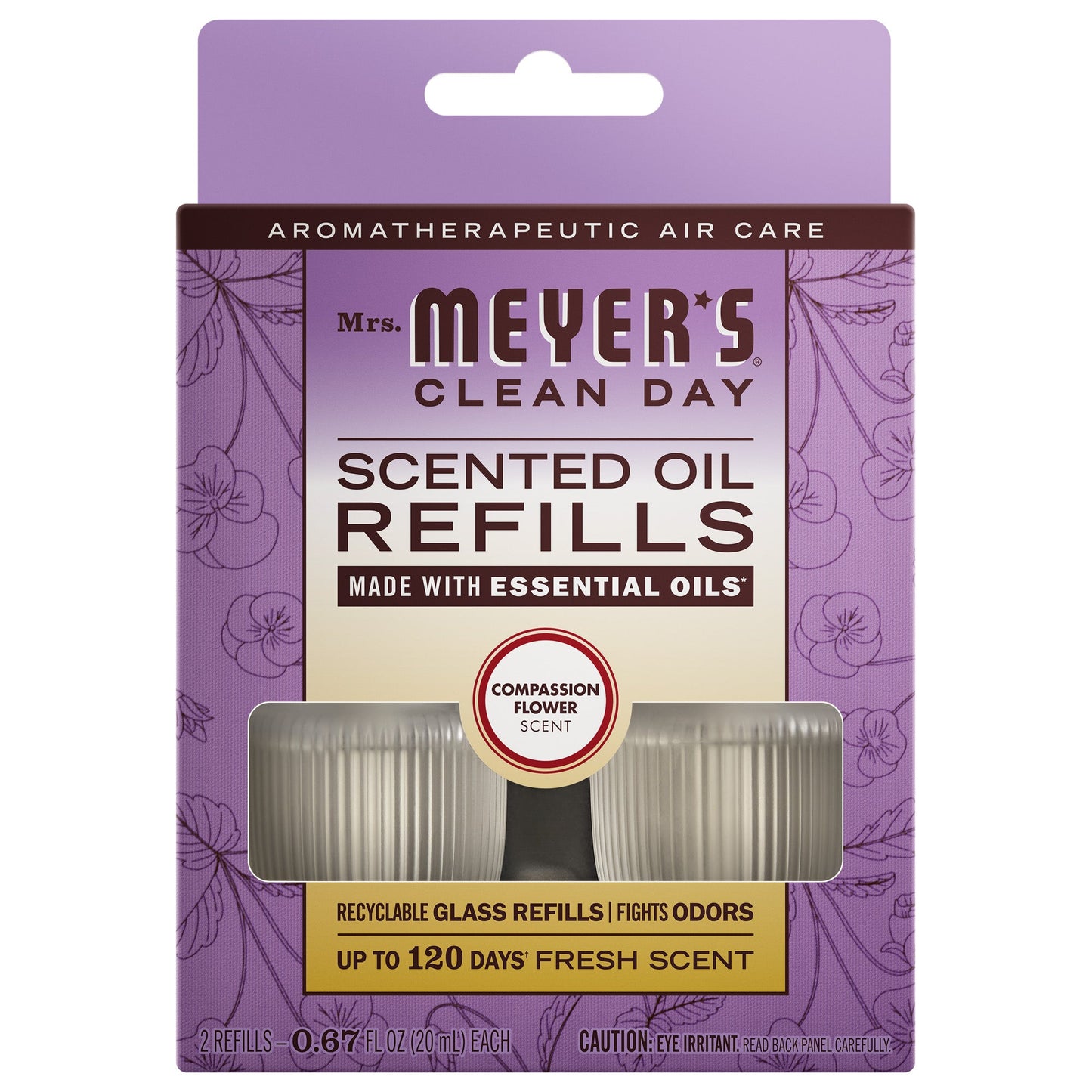 Compassion Flower Plug In Scented Oil Refill 2 - Pack - for Convenient Home Fragrance