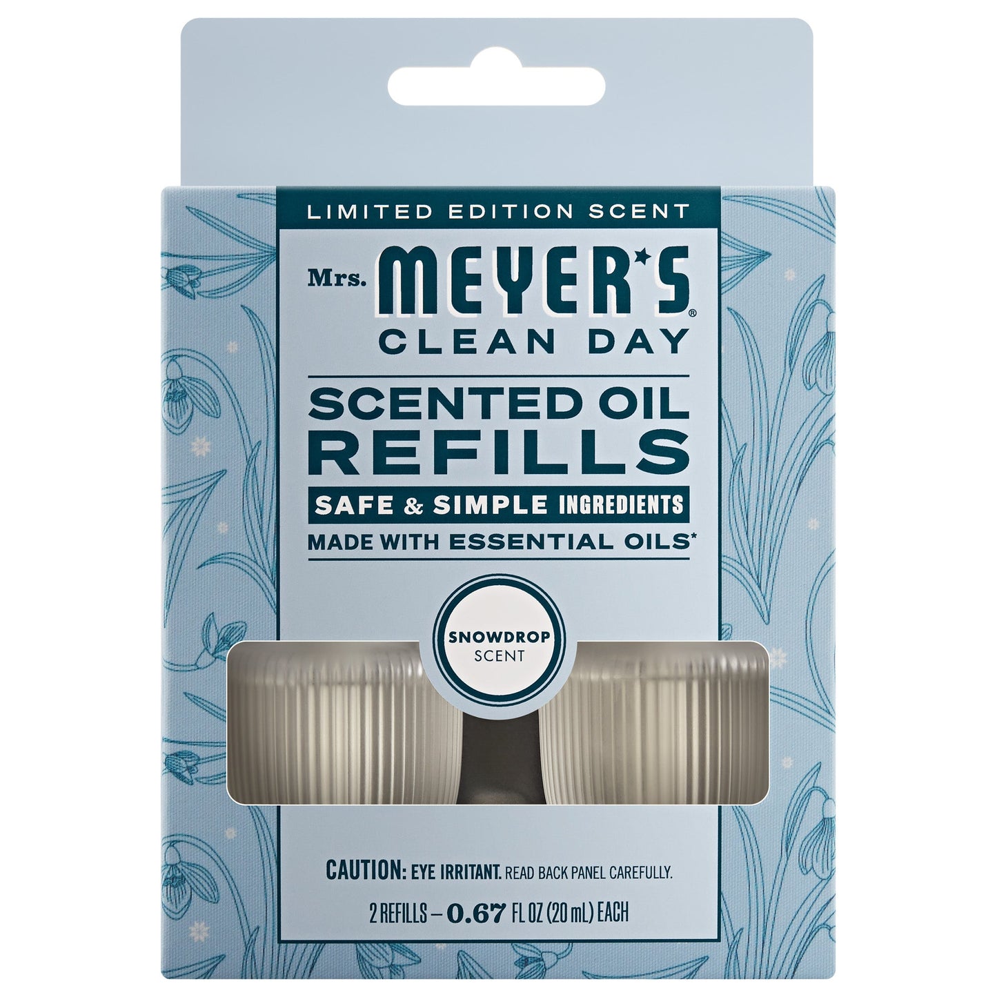 Snowdrop Plug In Scented Oil Refill 2 - Pack - for Convenient Home Fragrance