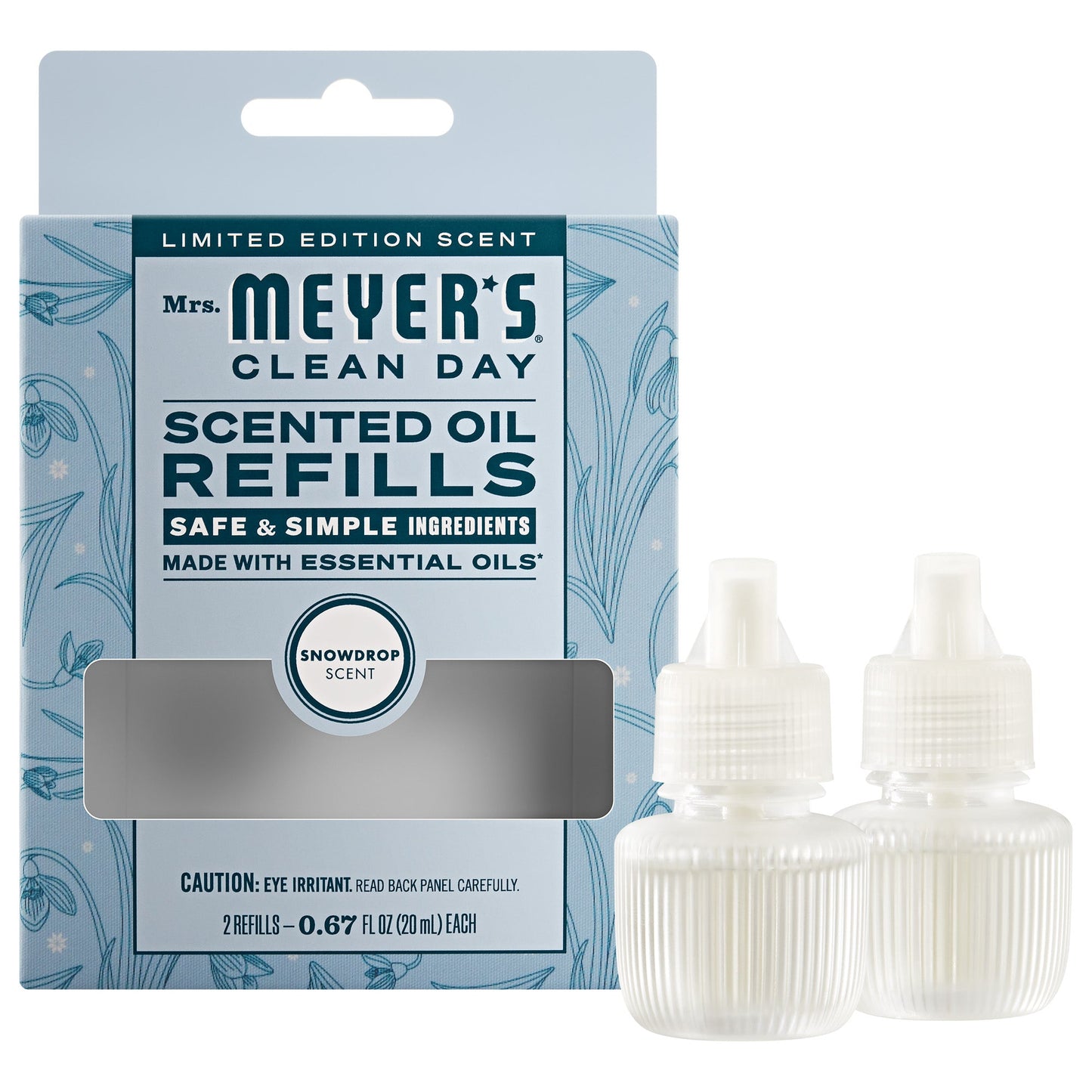 Snowdrop Plug In Scented Oil Refill 2 - Pack - for Convenient Home Fragrance