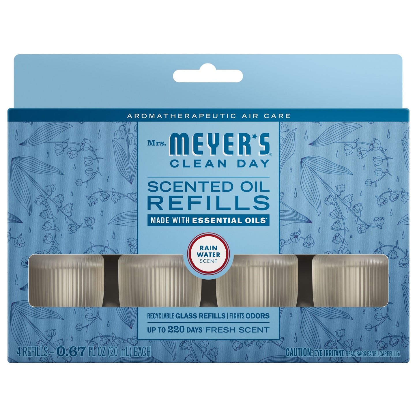 Rain Water Plug In Scented Oil Refill 4 - Pack - for Convenient Home Fragrance