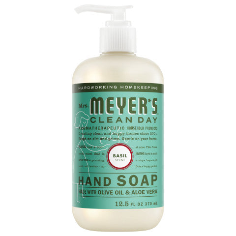 Mrs. Meyers Basil Liquid Hand Soap - for Convenient Hand Care