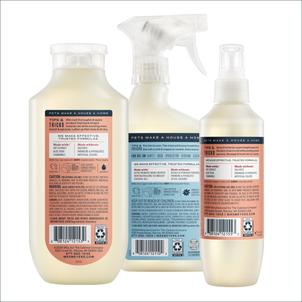 Dog Care Set - for Convenient Coordinated Home Care
