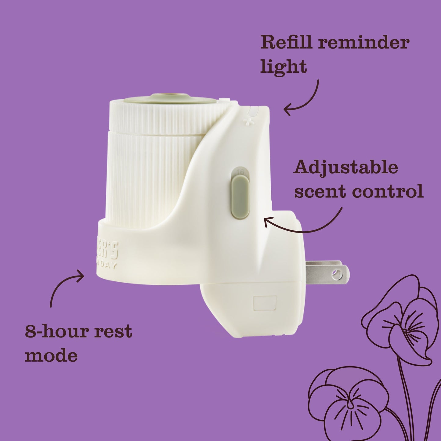 Compassion Flower Plug In Scented Oil Refill 2 - Pack - for Convenient Home Fragrance