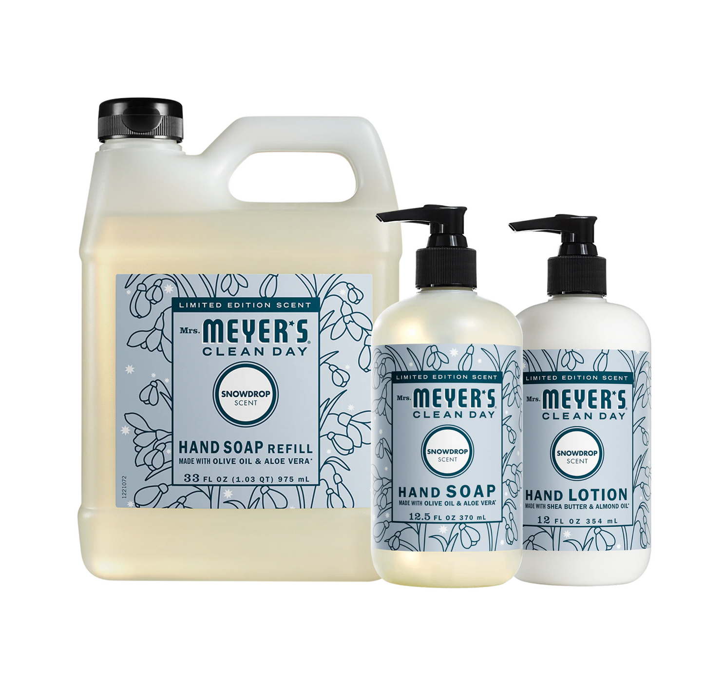 Snowdrop Hand Care 3 - Count Bundle - for Convenient Hand Care