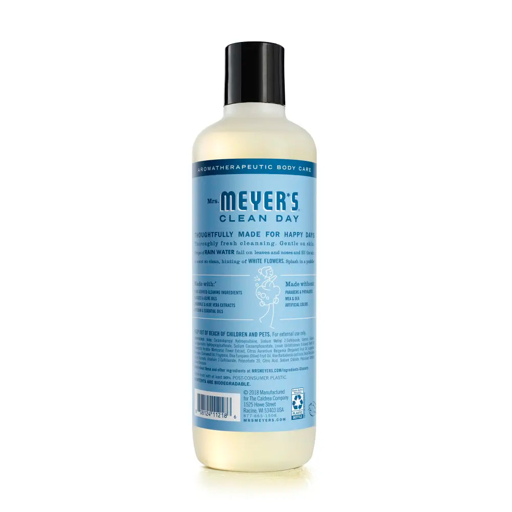 Mrs. Meyers Rain Water Body Wash - for Convenient Body Care