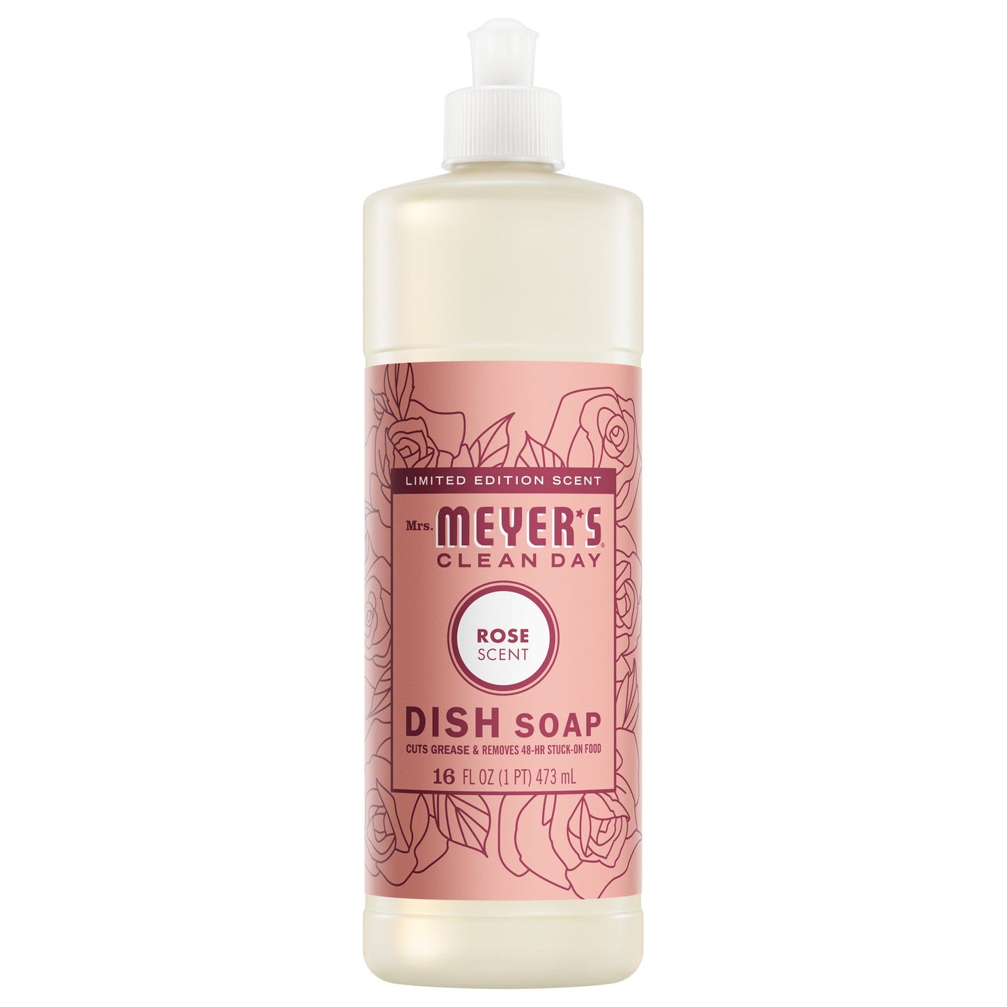 Rose Dish Soap Mrs. Meyers - for Convenient Dishwashing