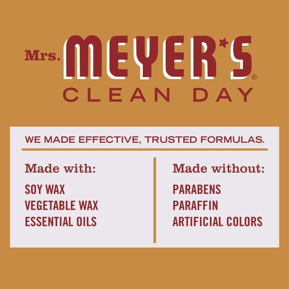 Mrs. Meyers Apple Cider Soy Candle Large - for Convenient Home Fragrance