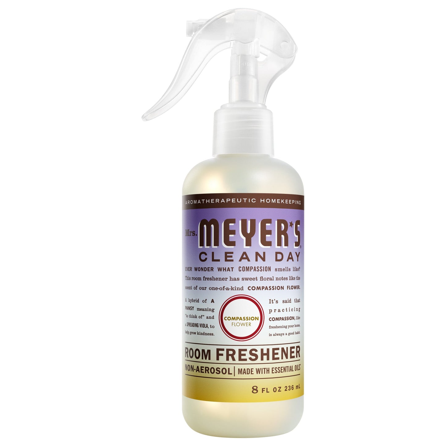Compassion Flower Room Freshener Mrs. Meyers - for Convenient Home Fragrance