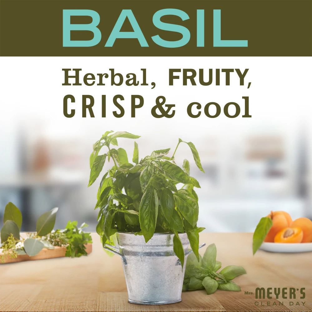 Mrs. Meyers Basil Hand Sanitizer - for Convenient Hand Care