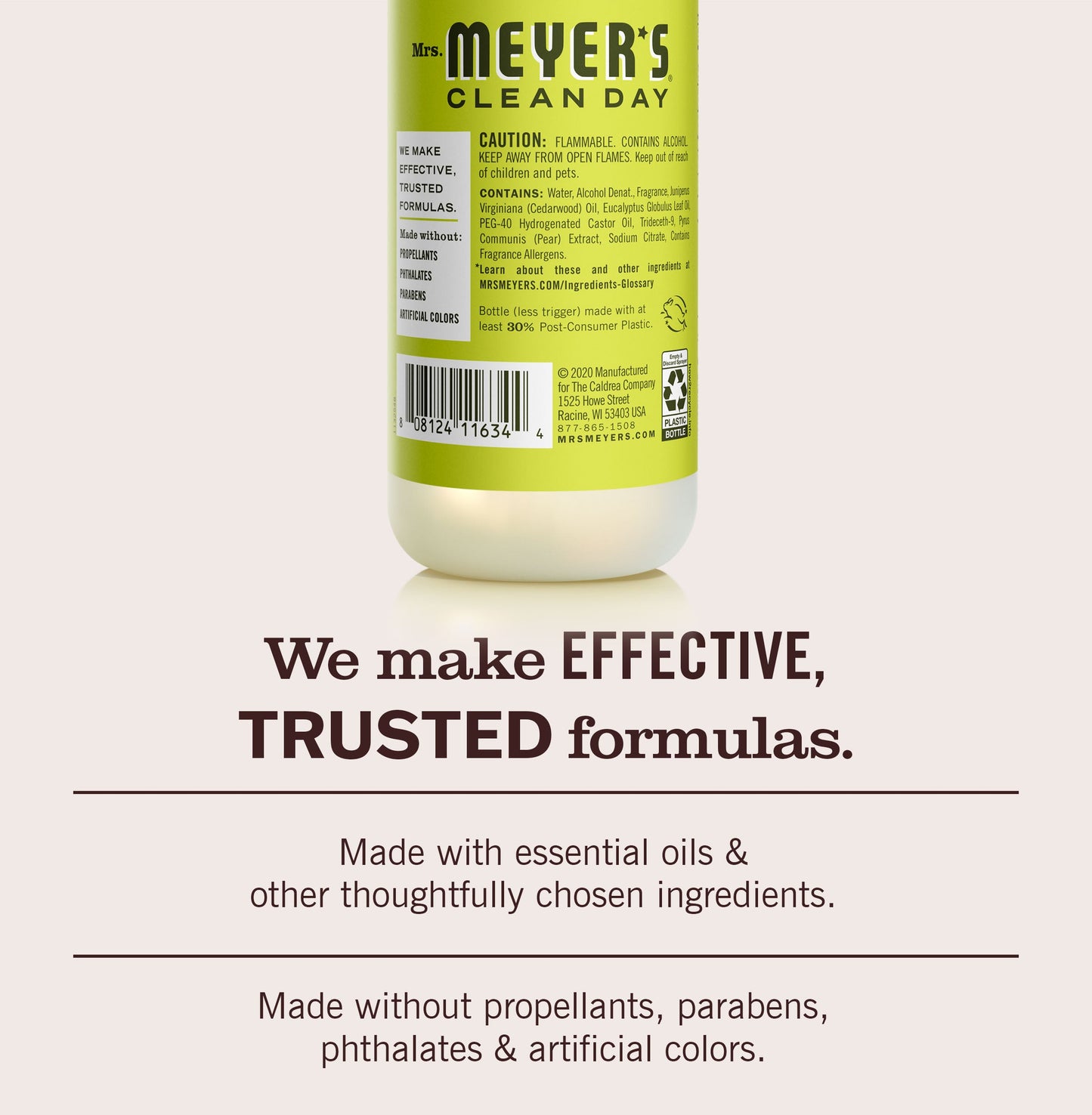Pear Tree Room Freshener Mrs. Meyers - for Convenient Home Fragrance