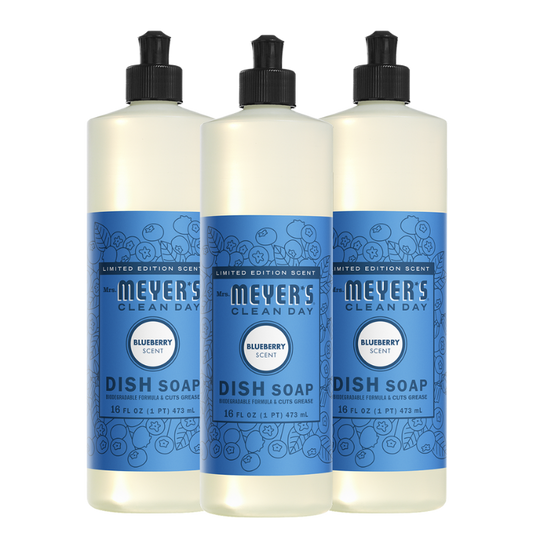 Blueberry Dish Soap 3 - count Bundle - for Convenient Dishwashing
