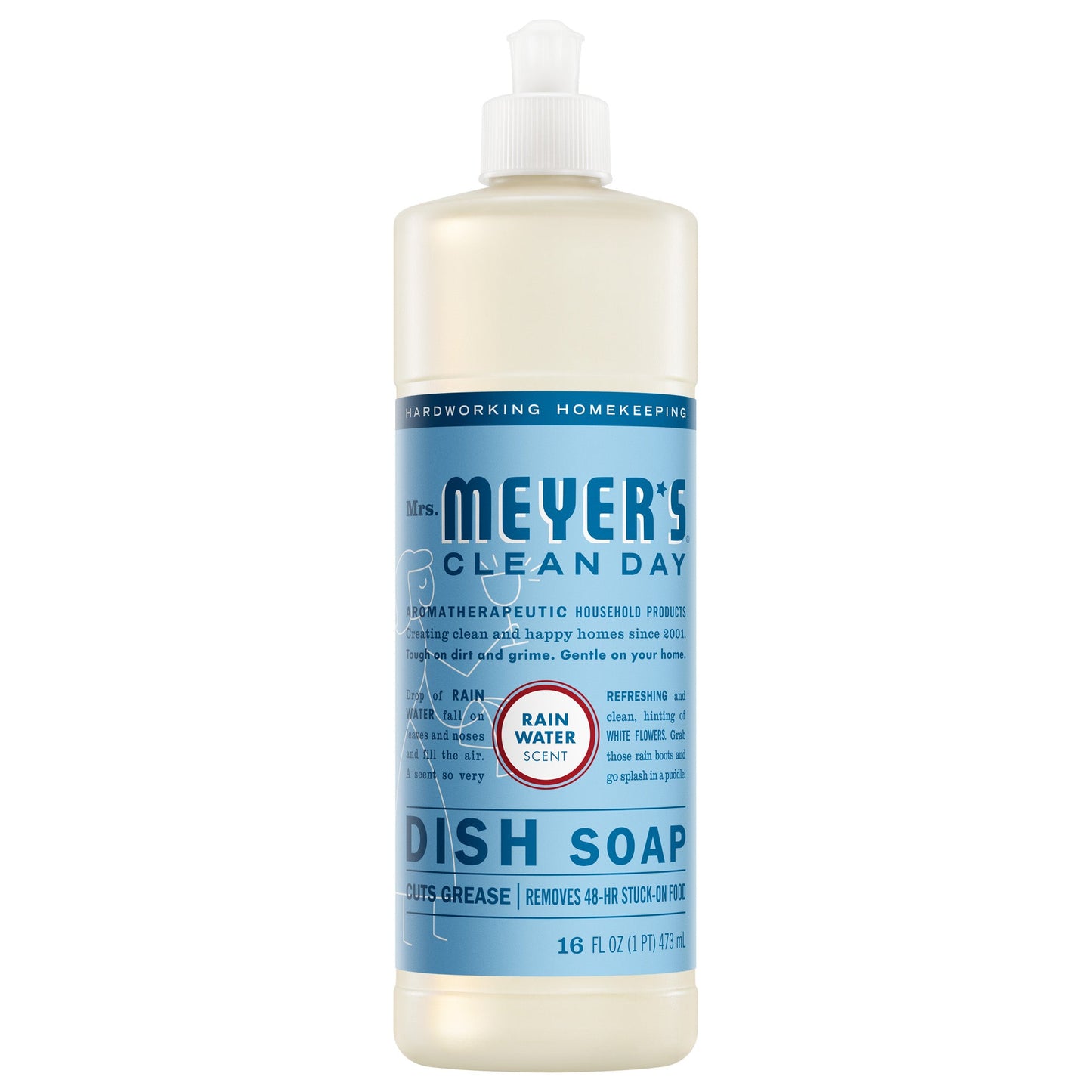Mrs. Meyers Rain Water Dish Soap - for Convenient Dishwashing
