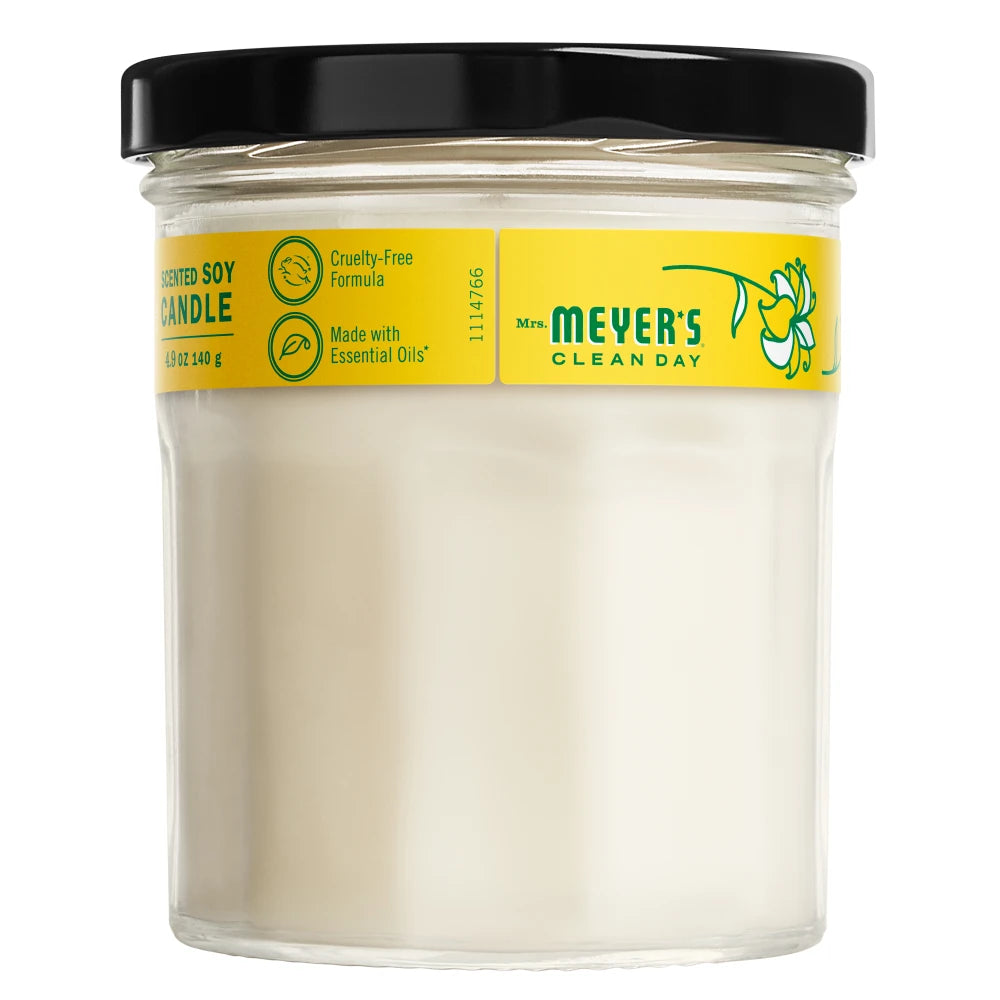 Mrs. Meyers Honeysuckle Soy Candle Small - for Convenient Home Fragrance