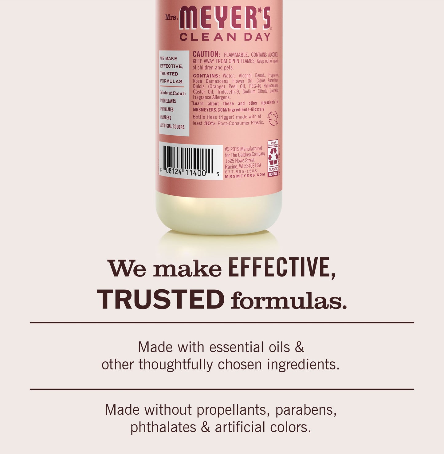Rose Room Freshener Mrs. Meyers - for Convenient Home Fragrance
