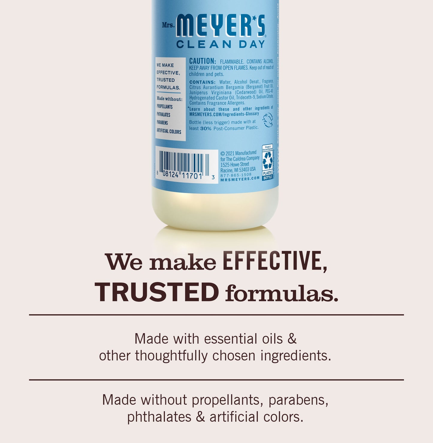 Mrs. Meyers Rain Water Room Freshener - for Convenient Home Fragrance