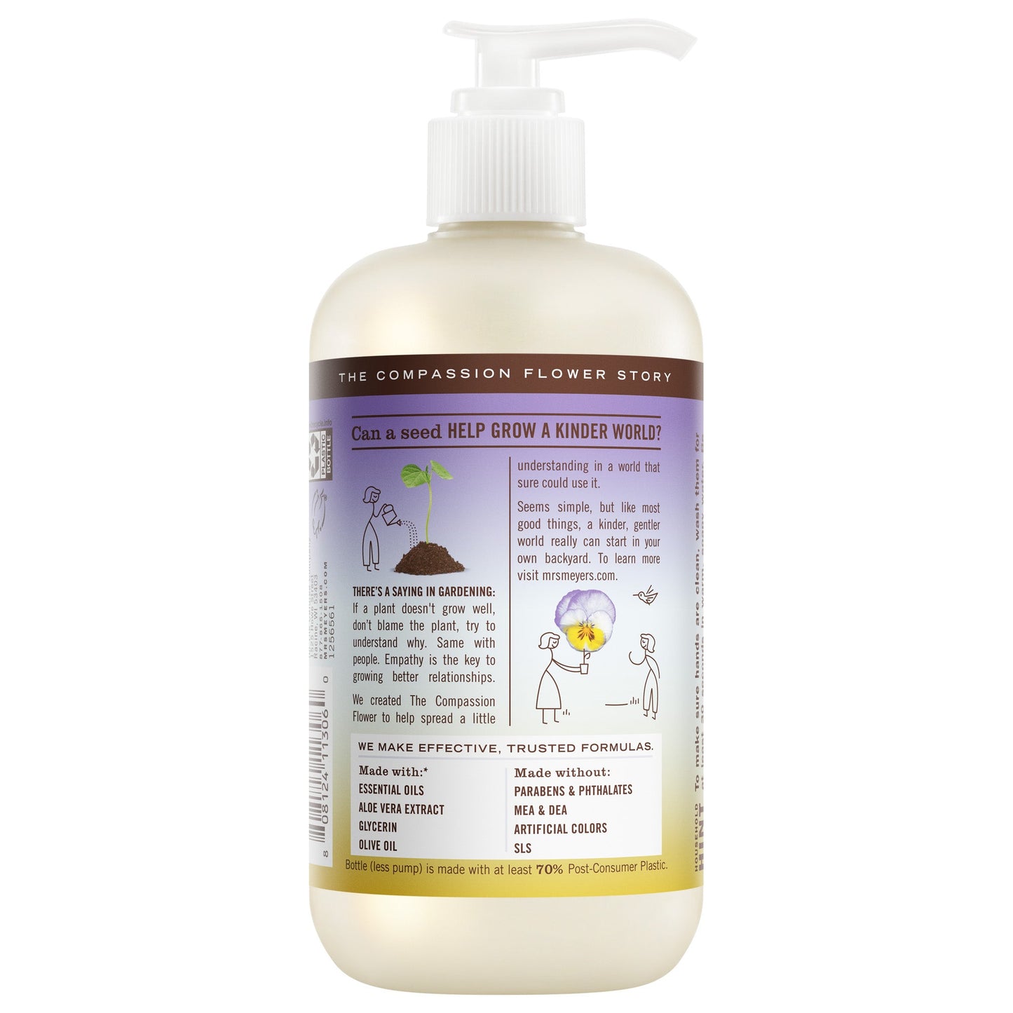 Compassion Flower Liquid Hand Soap Mrs. Meyers - for Convenient Hand Care