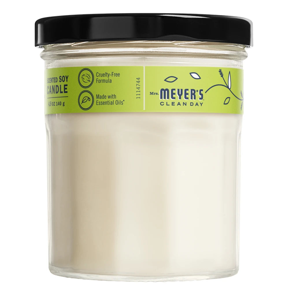 Mrs. Meyers Lemon Verbena Soy Candle Small - for Convenient Home Fragrance