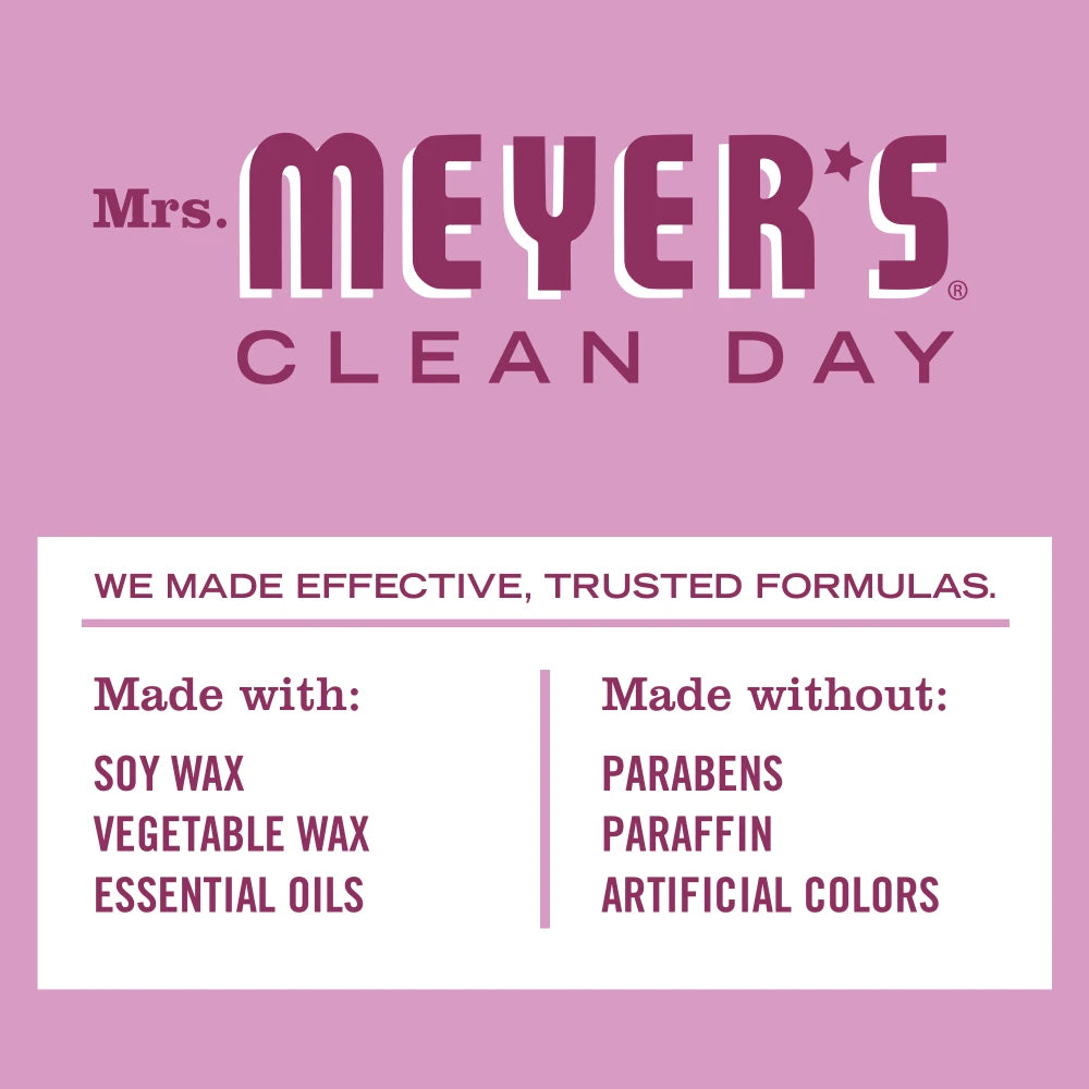 Peony Tin Candle Mrs. Meyers - for Convenient Home Fragrance