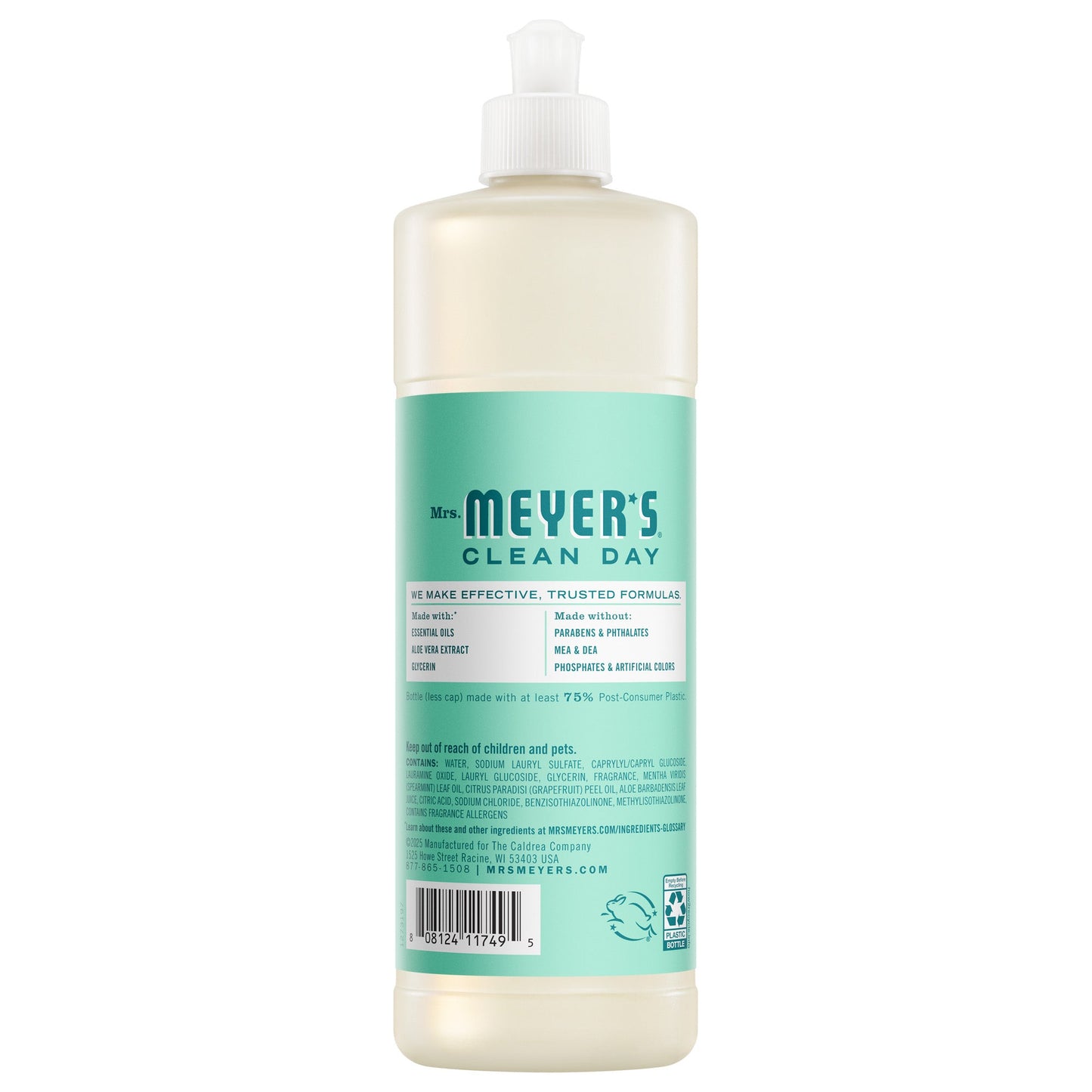 Mrs. Meyers Mint Dish Soap 3 - count bundle - for Convenient Dishwashing