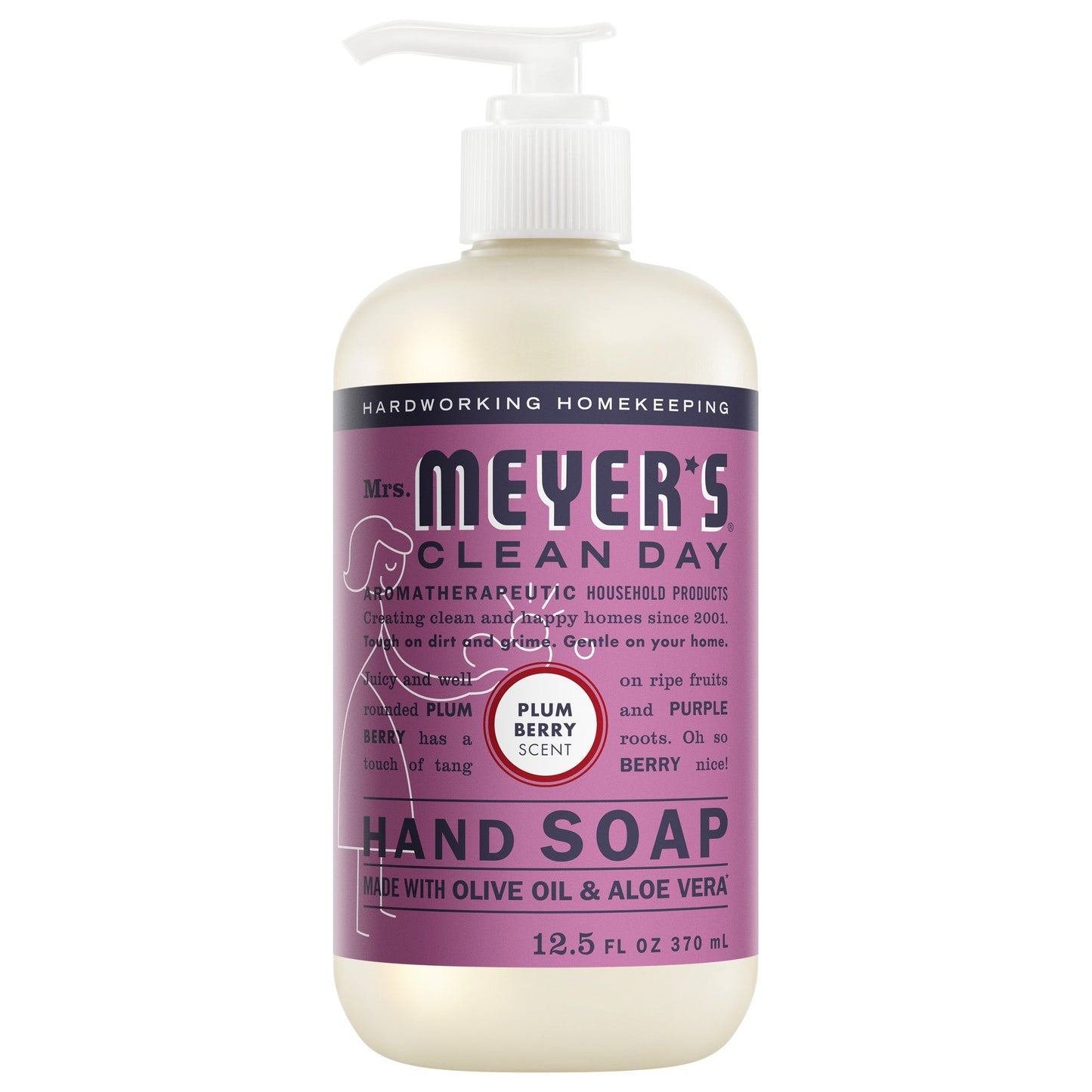 Mrs. Meyers Plum Berry Liquid Hand Soap - for Convenient Hand Care