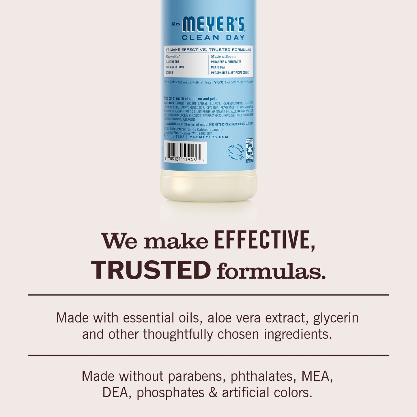 Mrs. Meyers Rain Water Dish Soap - for Convenient Dishwashing