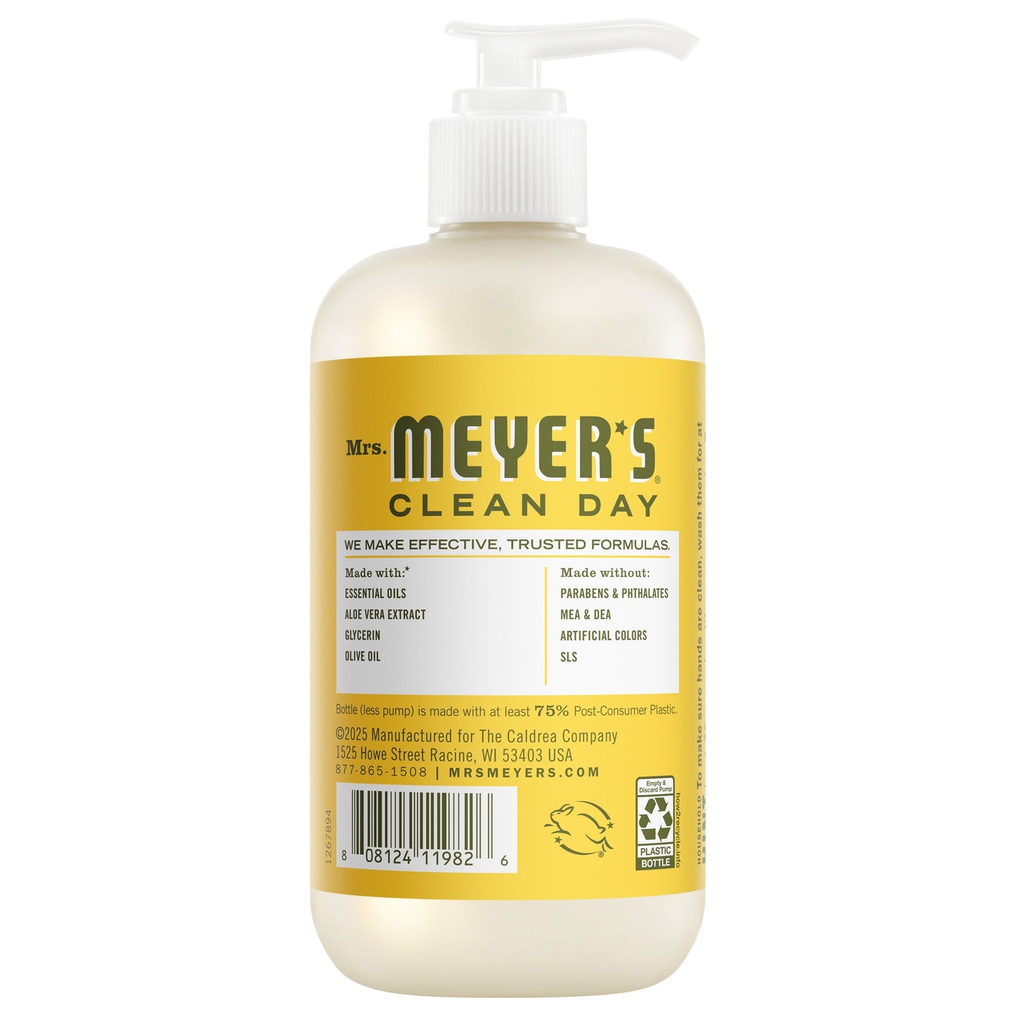 Mrs. Meyers Dandelion Liquid Hand Soap 3 - count Bundle - for Convenient Hand Care