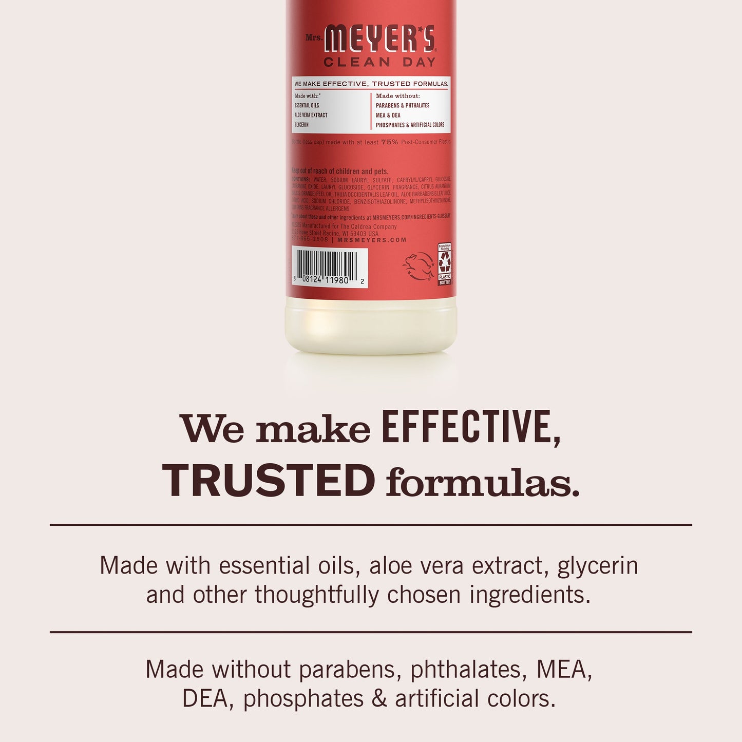 Mrs. Meyers Tomato Vine Dish Soap - Dish Care - for Convenient Dishwashing