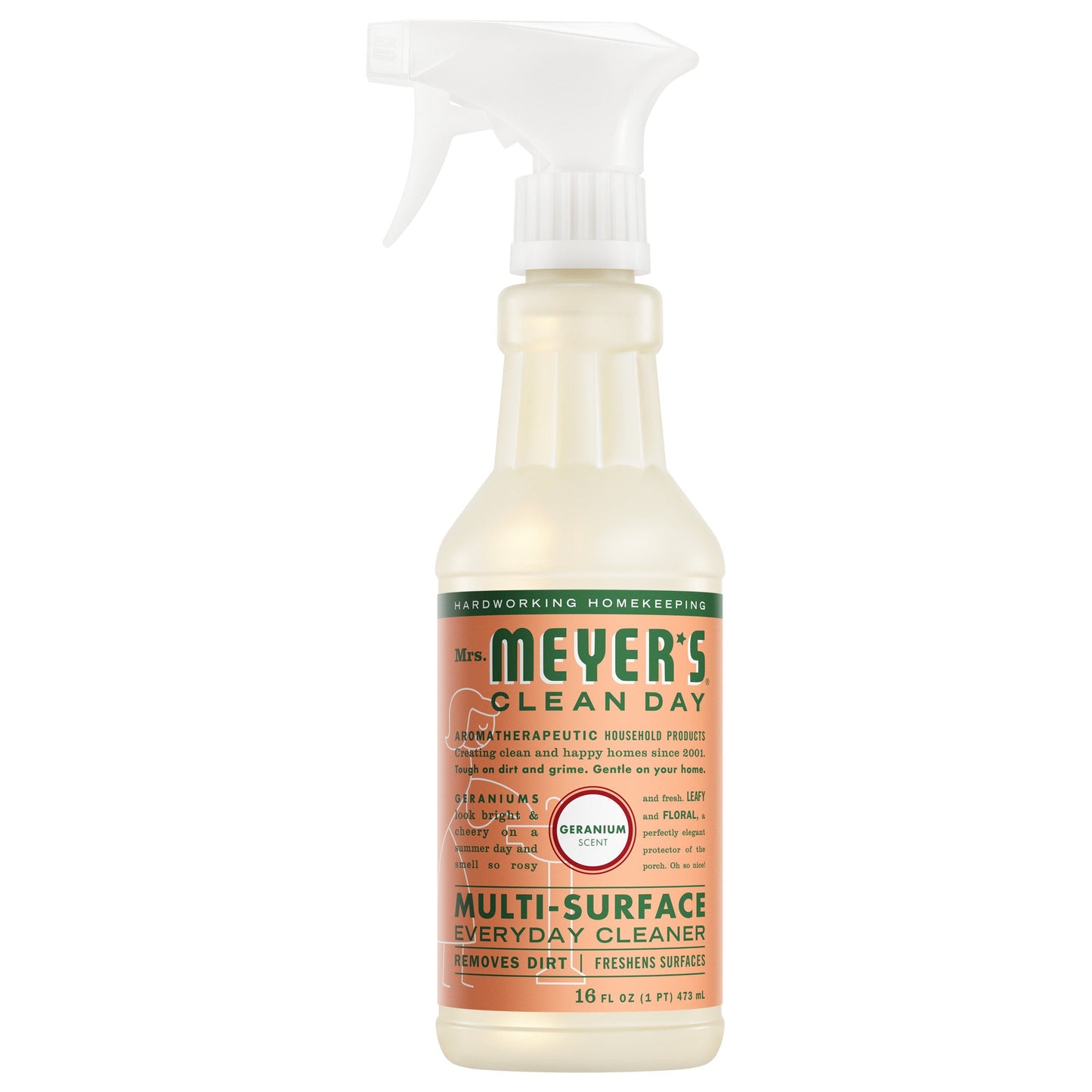 Mrs. Meyers Geranium Multi - Surface Everyday Cleaner - for Convenient Home Cleaning