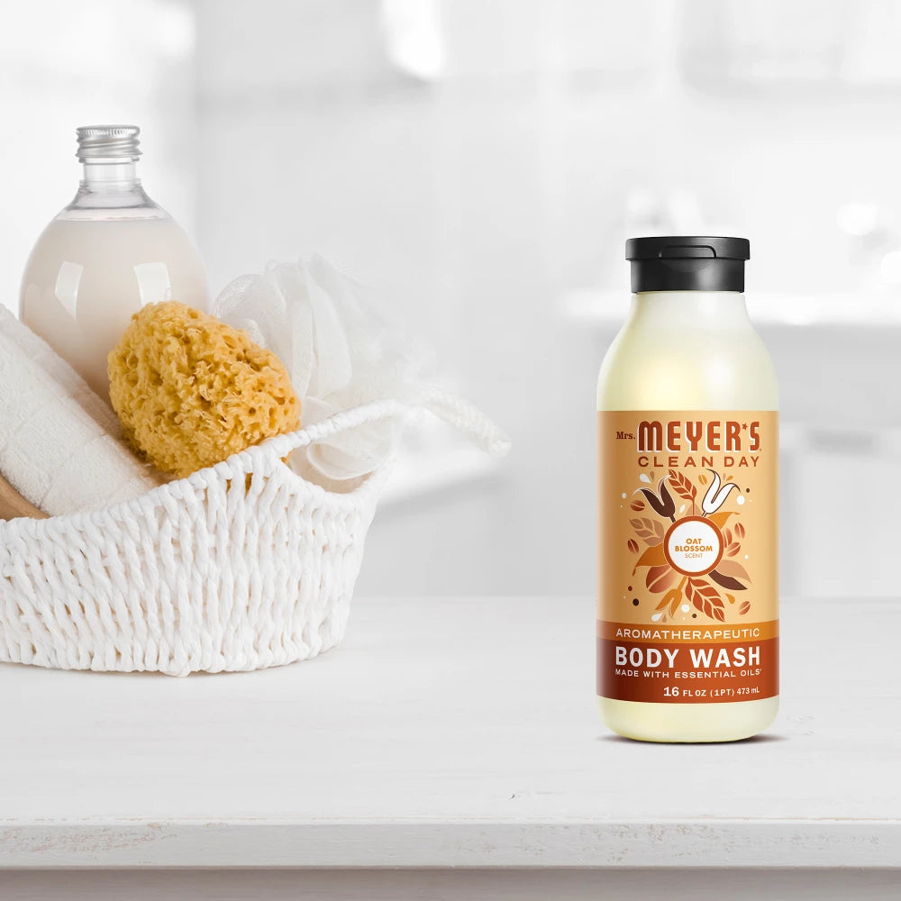 Mrs. Meyers Oat Blossom Body Wash - for Convenient Body Care
