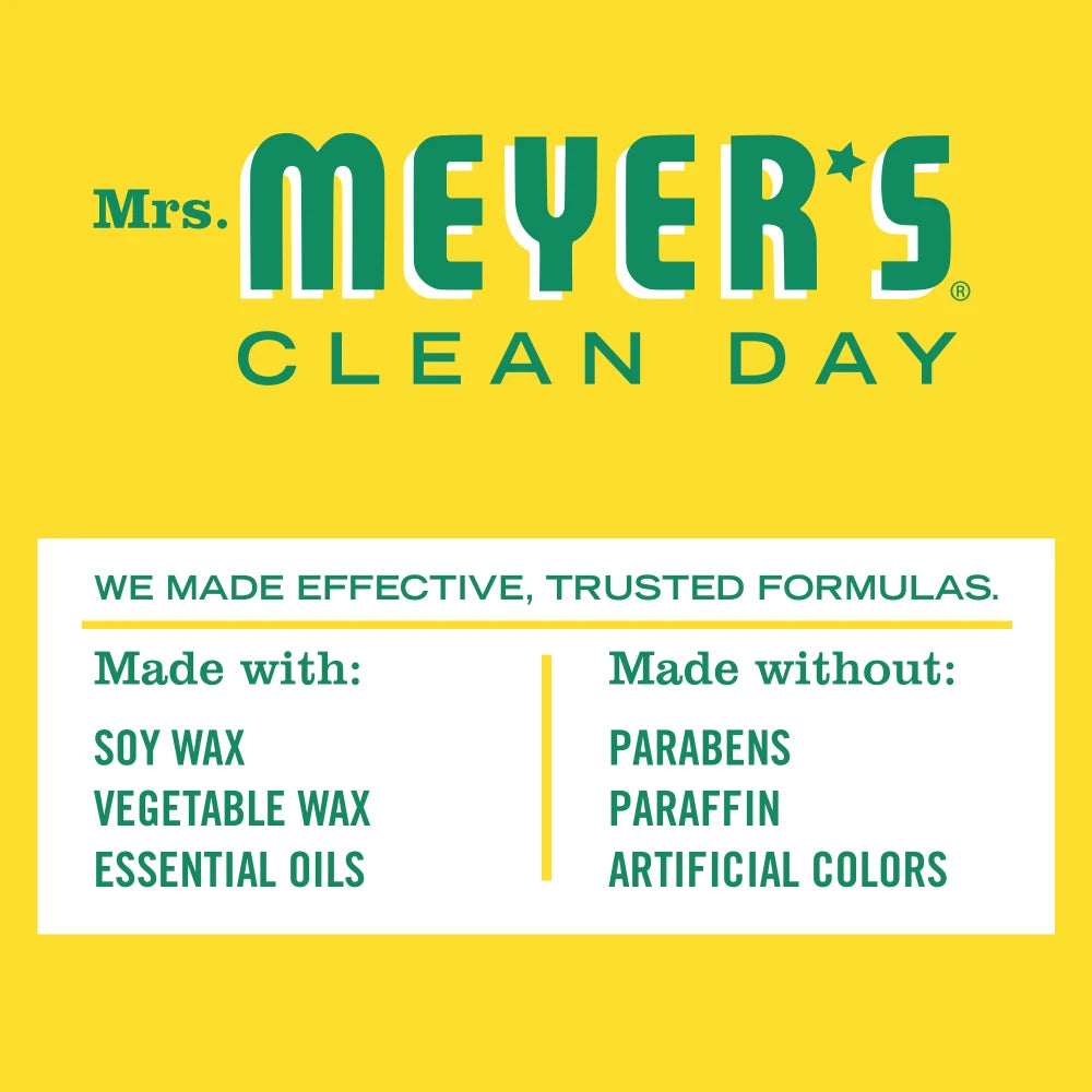 Mrs. Meyers Honeysuckle Soy Candle Small - for Convenient Home Fragrance