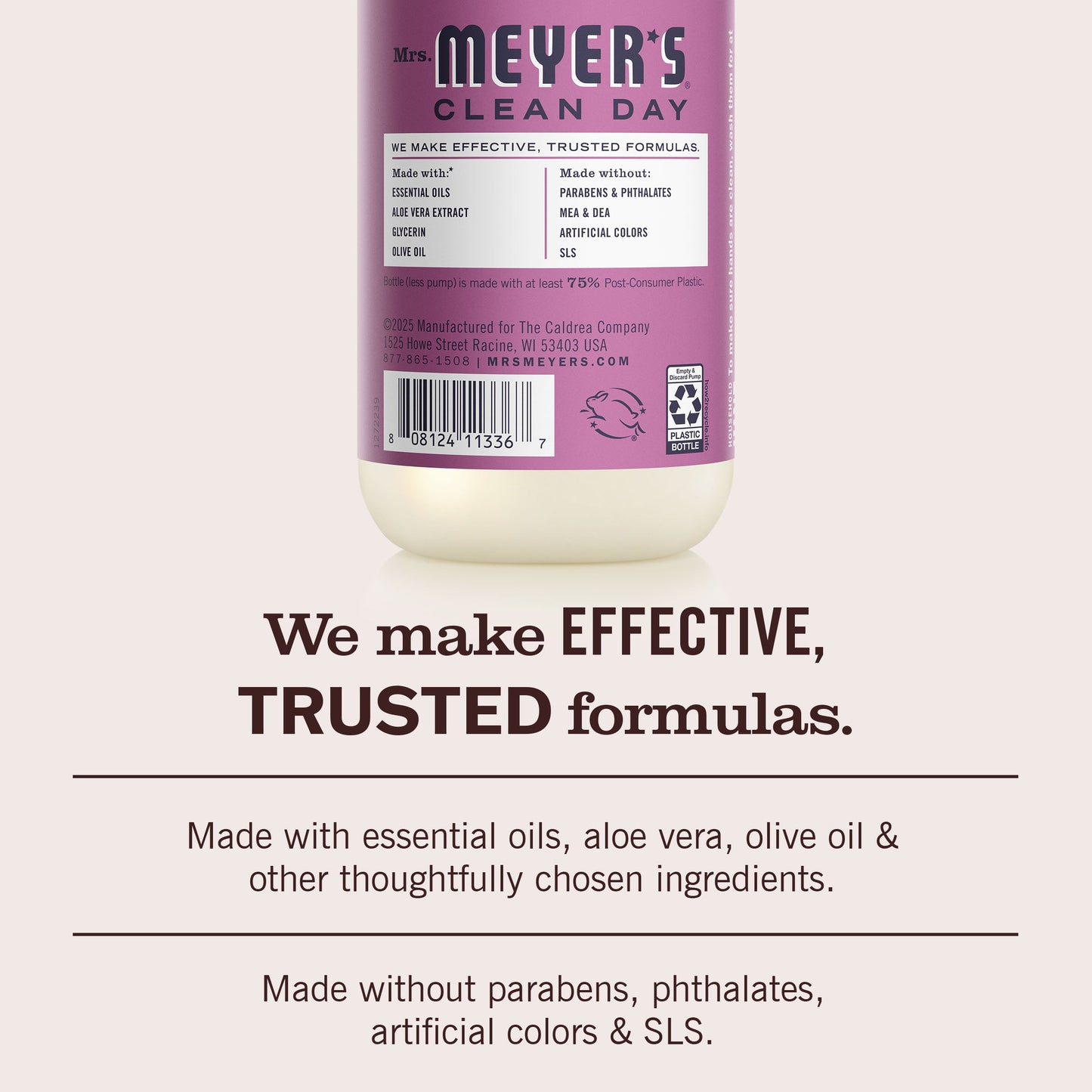 Mrs. Meyers Plum Berry Liquid Hand Soap - for Convenient Hand Care