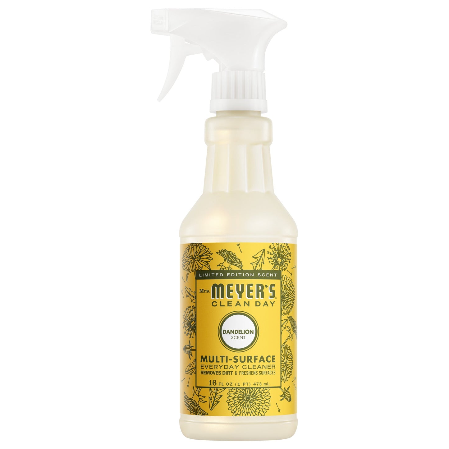 Mrs. Meyers Dandelion Multi - Surface Everyday Cleaner - for Convenient Home Cleaning