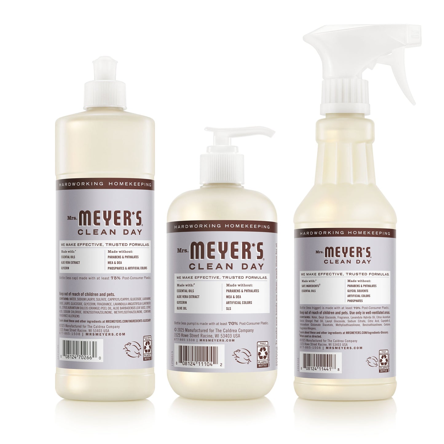 Mrs. Meyers Lavender Kitchen Basics Set - for Convenient Hand Care
