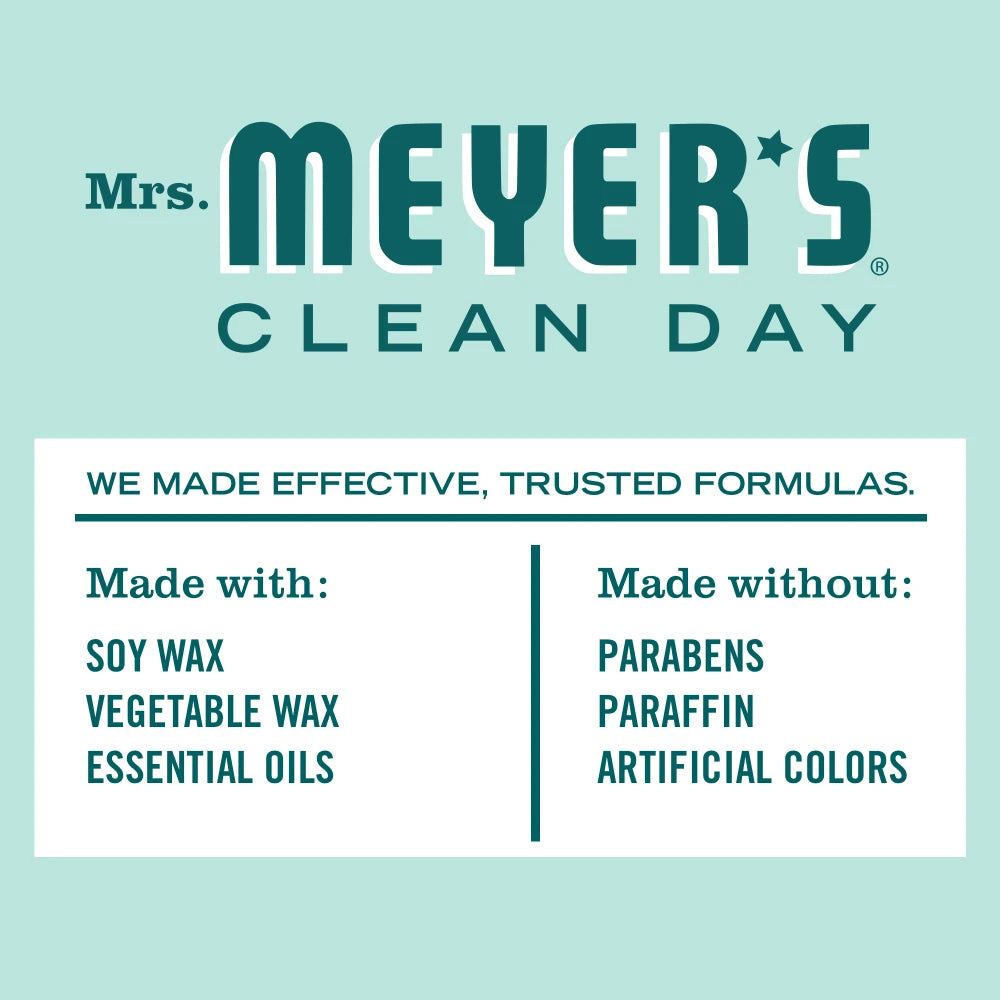 Mint Tin Candle Mrs. Meyers - for Convenient Home Fragrance