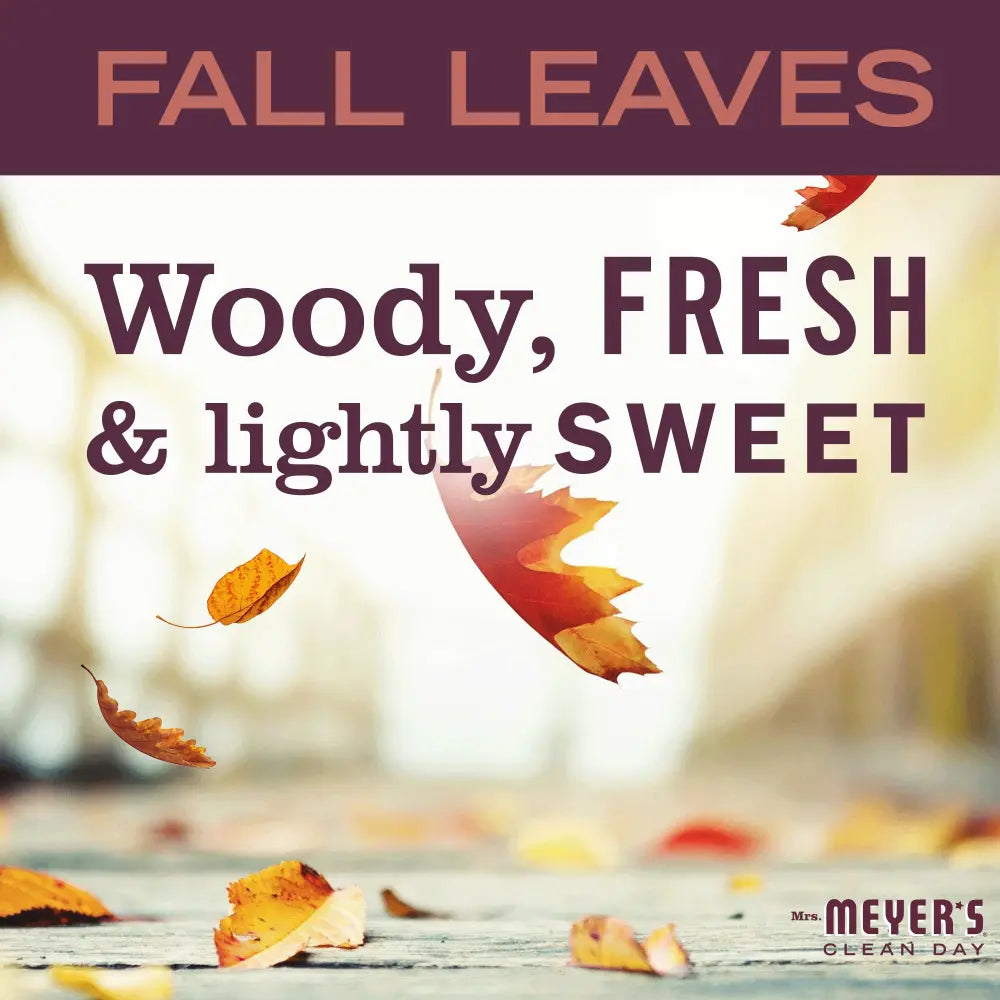 Mrs. Meyers Fall Leaves Soy Candle Large - for Convenient Home Fragrance