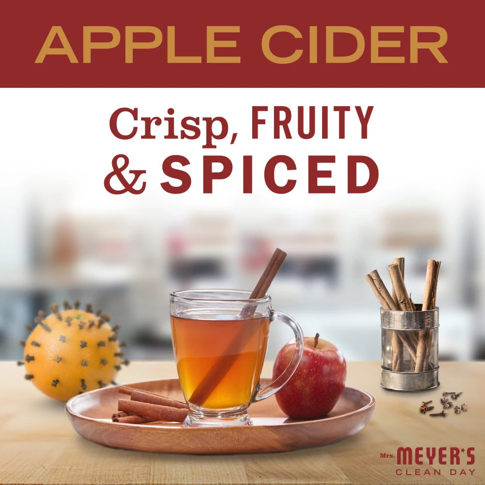 Mrs. Meyers Apple Cider Tin Candle - for Convenient Home Fragrance