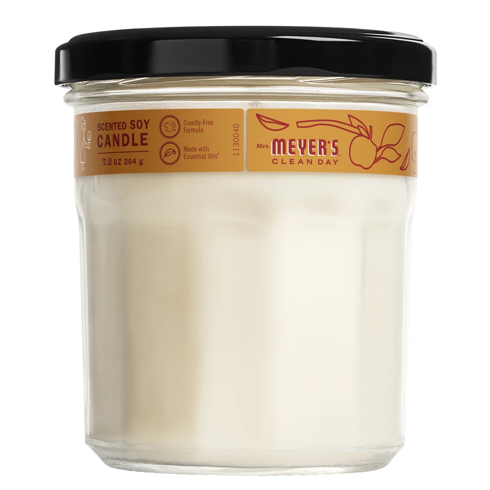 Mrs. Meyers Apple Cider Soy Candle Large - for Convenient Home Fragrance